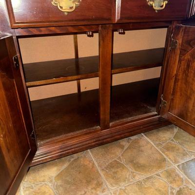 CHINA CABINET WITH CONTENTS