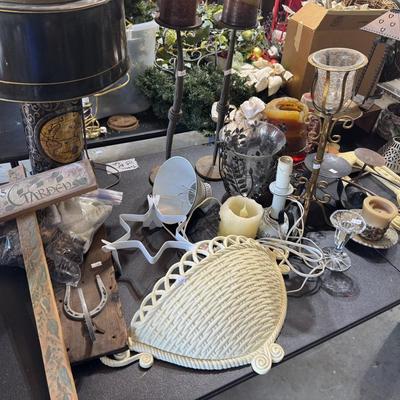 MISC GARAGE TABLE LOT - TABLE NOT INCLUDED