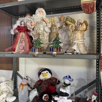 PAIR OF GARAGE SHELVES WITH CONTENTS 2 SHELVES