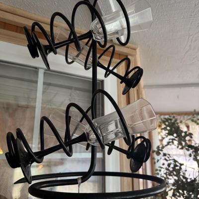 HANGING BICYCLE, WIND CHIME, GLASSES