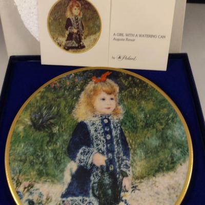 'The Children of Renoir' Pickard China Limited Edition Collector's Plates- Set of Six