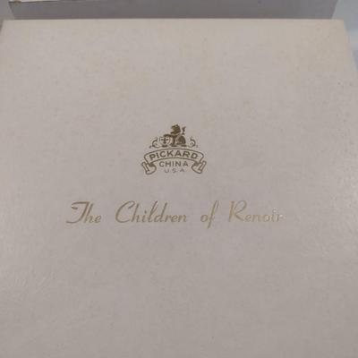 'The Children of Renoir' Pickard China Limited Edition Collector's Plates- Set of Six