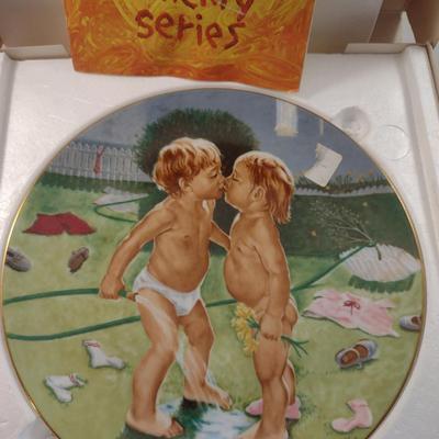 Assorted Collector's Plates with Boxes- Seven Pieces- Includes Wedgwood