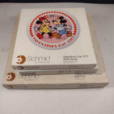 Vintage Disney Collector's Plates- Set of Three