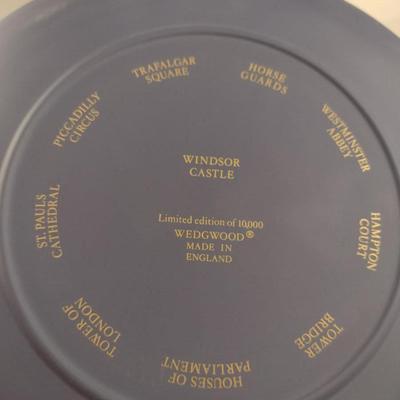 Vintage Wedgwood Decade Christmas Plate- English Points of Interest