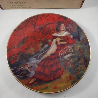 Rob Sauber Limited Edition Collector's Plates- 'Taylor' and 'Alaina'- Three of Each Design