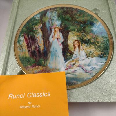 Three Collector's Plates with Original Boxes