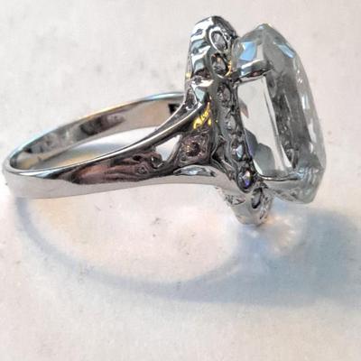White Sapphire ring