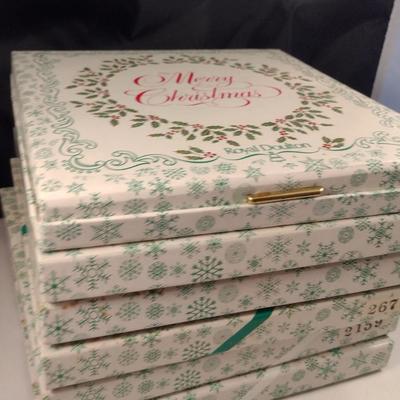 Royal Doulton 'Merry Christmas' Collector's Plates- Six Pieces