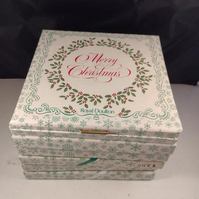 Royal Doulton 'Merry Christmas' Collector's Plates- Six Pieces