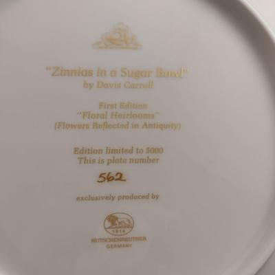 Davis Carroll's 'Floral Heirlooms' Limited Edition Collector's Plates- Set of Four