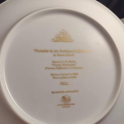Davis Carroll's 'Floral Heirlooms' Limited Edition Collector's Plates- Set of Four