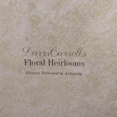 Davis Carroll's 'Floral Heirlooms' Limited Edition Collector's Plates- Set of Four