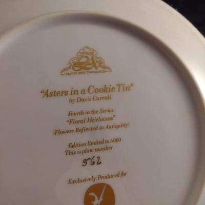 Davis Carroll's 'Floral Heirlooms' Limited Edition Collector's Plates- Set of Four