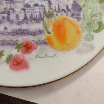 Davis Carroll's 'Floral Heirlooms' Limited Edition Collector's Plates- Set of Four