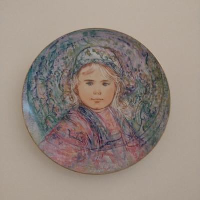 Collection of Edna Hibel Collector's Plates- Set of Four