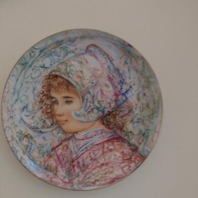 Collection of Edna Hibel Collector's Plates- Set of Four
