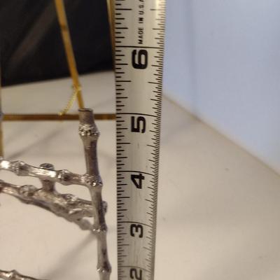 Metal Easel Style Table Top Plate Stands- Set of Four