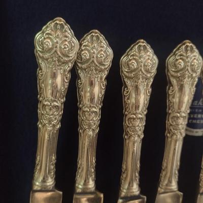 Reed & Barton Sterling Silver Flatware Set with Storage Box- 'French Renaissance' Pattern- Approx Total Weight 2,011 Grams