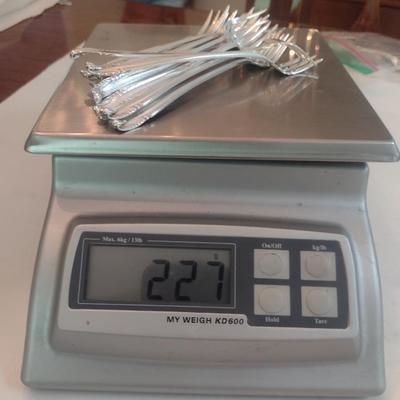 Wallace Sterling Silver Flatware with Storage Box- 'Stradavari' Pattern- Approx Total Weight 3,306 Grams
