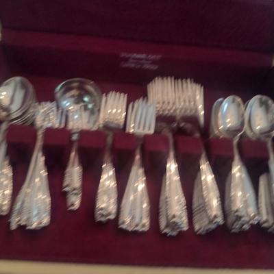 Wallace Sterling Silver Flatware with Storage Box- 'Stradavari' Pattern- Approx Total Weight 3,306 Grams