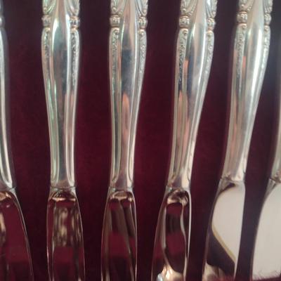 Wallace Sterling Silver Flatware with Storage Box- 'Stradavari' Pattern- Approx Total Weight 3,306 Grams