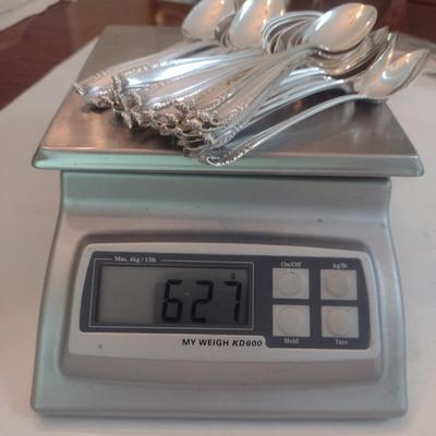 Wallace Sterling Silver Flatware with Storage Box- 'Stradavari' Pattern- Approx Total Weight 3,306 Grams