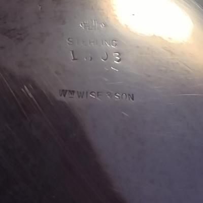 WM Wise & Son 1603 Sterling Silver Tray- Approx Total Weight 290 Grams