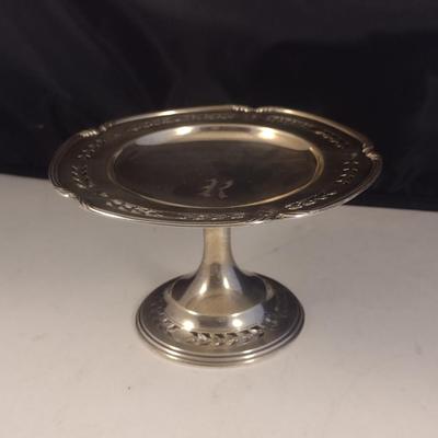 Sterling Silver Pedestal Candy Dish- Approx Total Weight 146 Grams