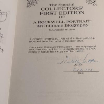 'A Rockwell Portrait: An Intimate Biography' by Donald Walton- Limited Edition, Signed by Author (Choice A)