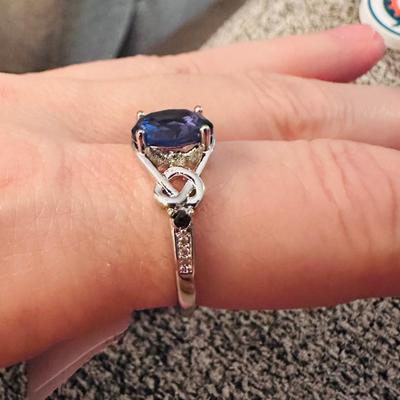 Radiant Purple Fashion Ring