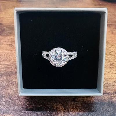 Elegant Silver 2 CTW Ring