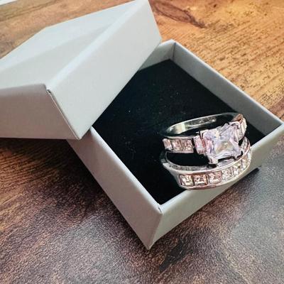 2 Piece Gorgeous Silver Ring Set