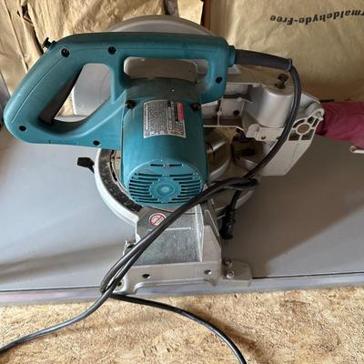 MAKITA 10" MITER SAW, AIR NAILER AND A SANDER