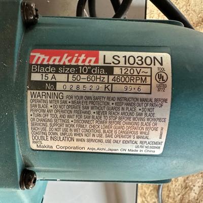 MAKITA 10" MITER SAW, AIR NAILER AND A SANDER