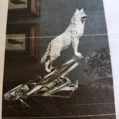 Sale Photo Thumbnail #104: Artfully crafted in the natural beauty of hand-painted porcelain and full lead crystal, This sculpture will be a dramatic showpiece in your home.  
Retails at $150   Local pickup only