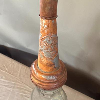 Polly Motor Oil Antique Glass Bottle