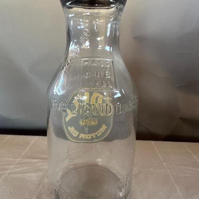 Polly Motor Oil Antique Glass Bottle