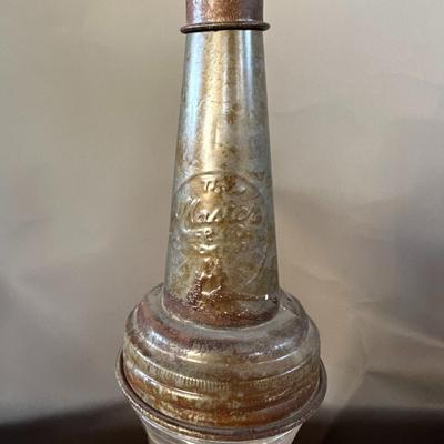 Texaco "Fire Chief" Motor Oil Antique Glass Bottle