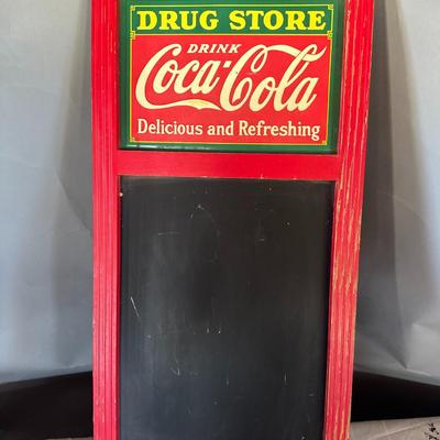 Coca Cola Hanging Chalkboard