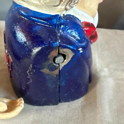 Die Cast Iron - Uncle Sam Coin Bank (Broken Arm)