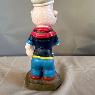 Popeye the Sailor Man Cast Iron Coin Bank