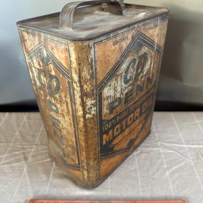 Antique CP Penn Motor Oil Can