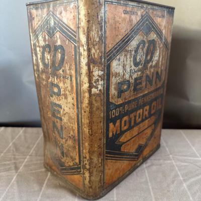 Antique CP Penn Motor Oil Can