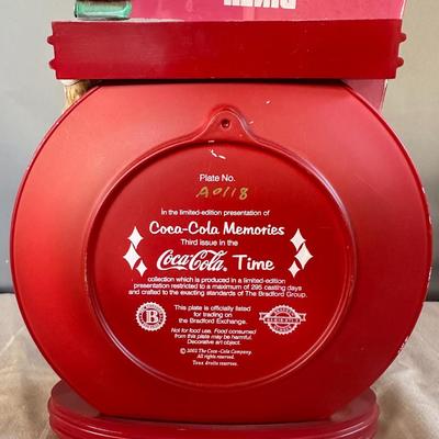 Vintage Coca Cola Memories - Limited Edition Diner Plate & Display