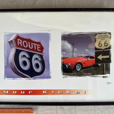 Historic Route 66 Framed Picture