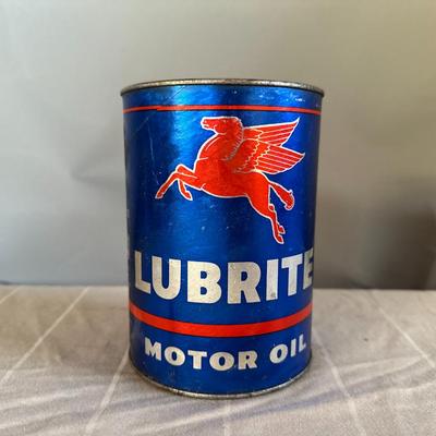 Lubrite Motor Oil Can