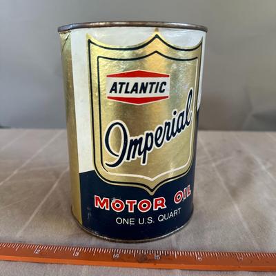Atlantic "Imperial" Motor Oil 1QT Oil Can