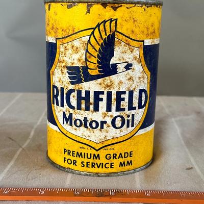 Antique Richfield Motor Oil Can