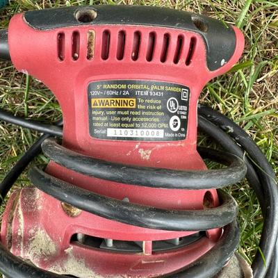 MAKITA ROUTER & A TRIM ROUTER PLUS A PALM SANDER